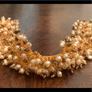 Native American Inspired Hand Beaded Necklace
